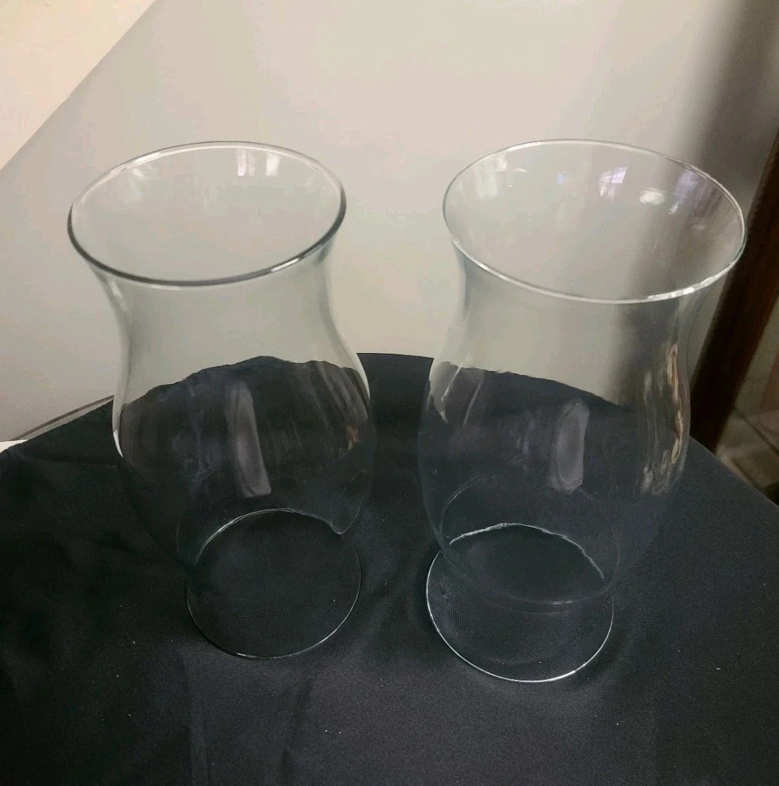 Pair Hurricane Candle Shade Colonial Williamsburg Style  Glass Globe  11 "H | eBay | eBay US