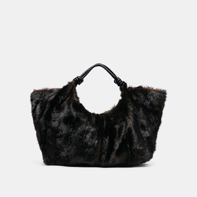 Lilee Tote in Espresso Faux Fur By Dolce Vita | DolceVita.com