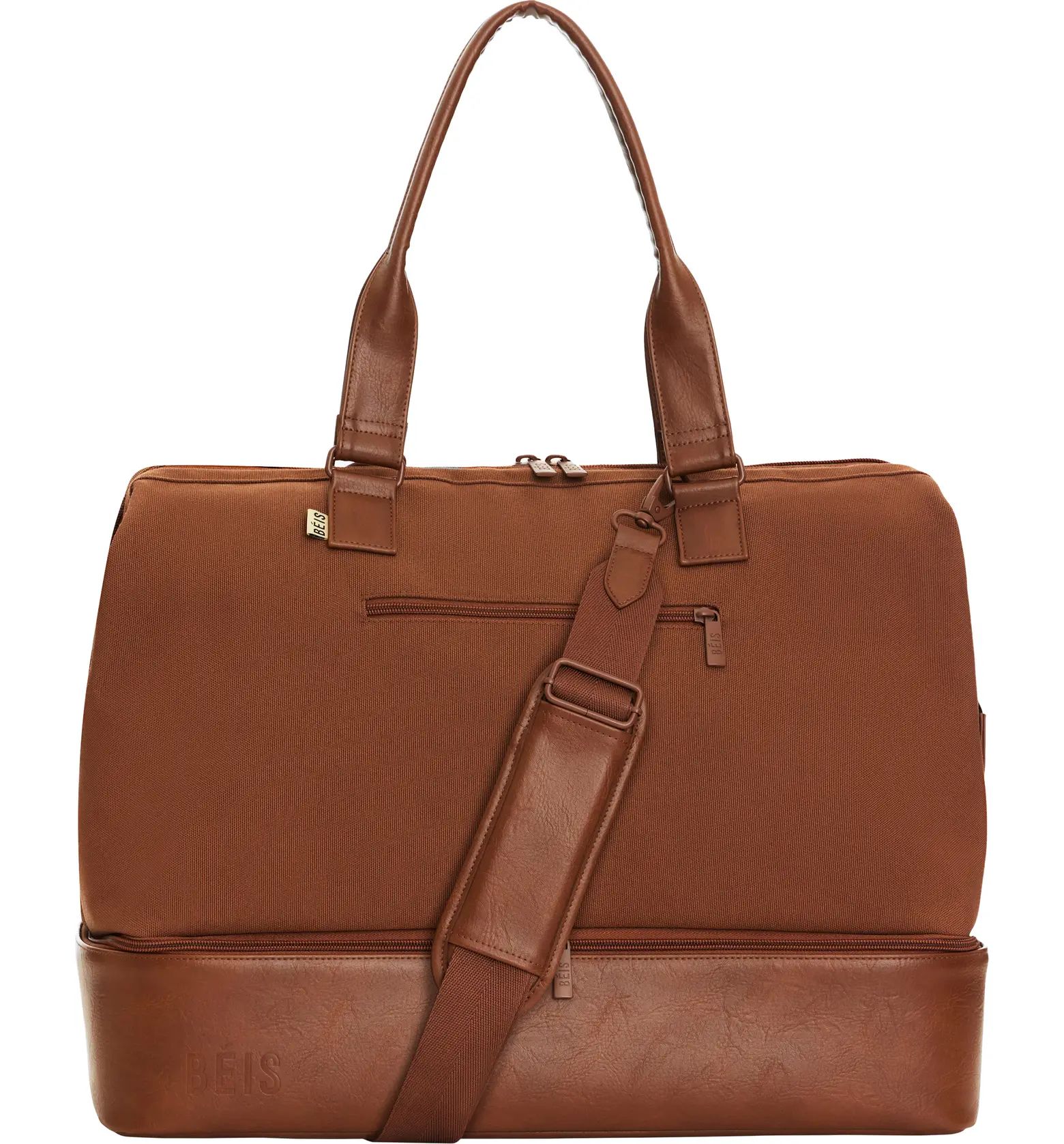 The Weekender Canvas & Faux Leather Bag | Nordstrom