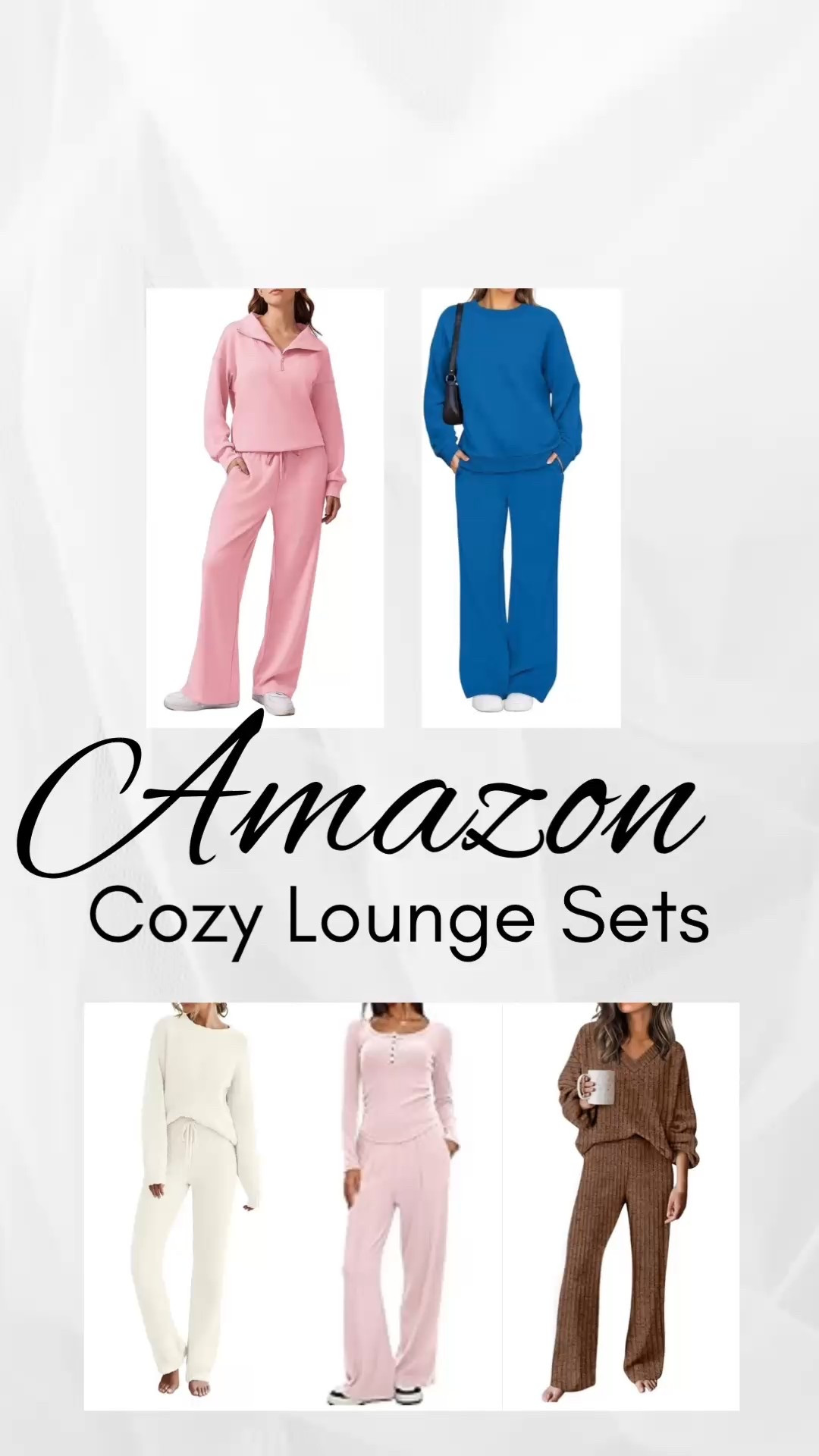 Get cozy in a stylish two-piece lounge set—ideal for unwinding at home or running errands with ease. Embrace the comfy feel of this loungewear and make your day a little more enjoyable. 

#LTKselfcare #LTKootd #LTKActive