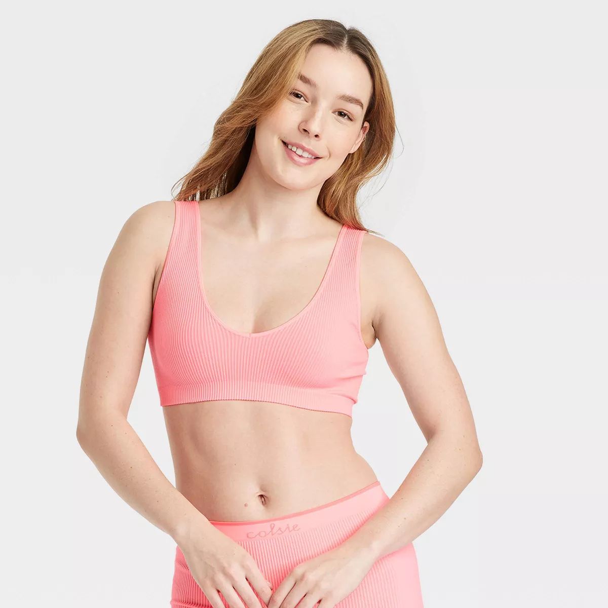 Women's Reversible Neckline Seamless Bralette - Colsie™ | Target