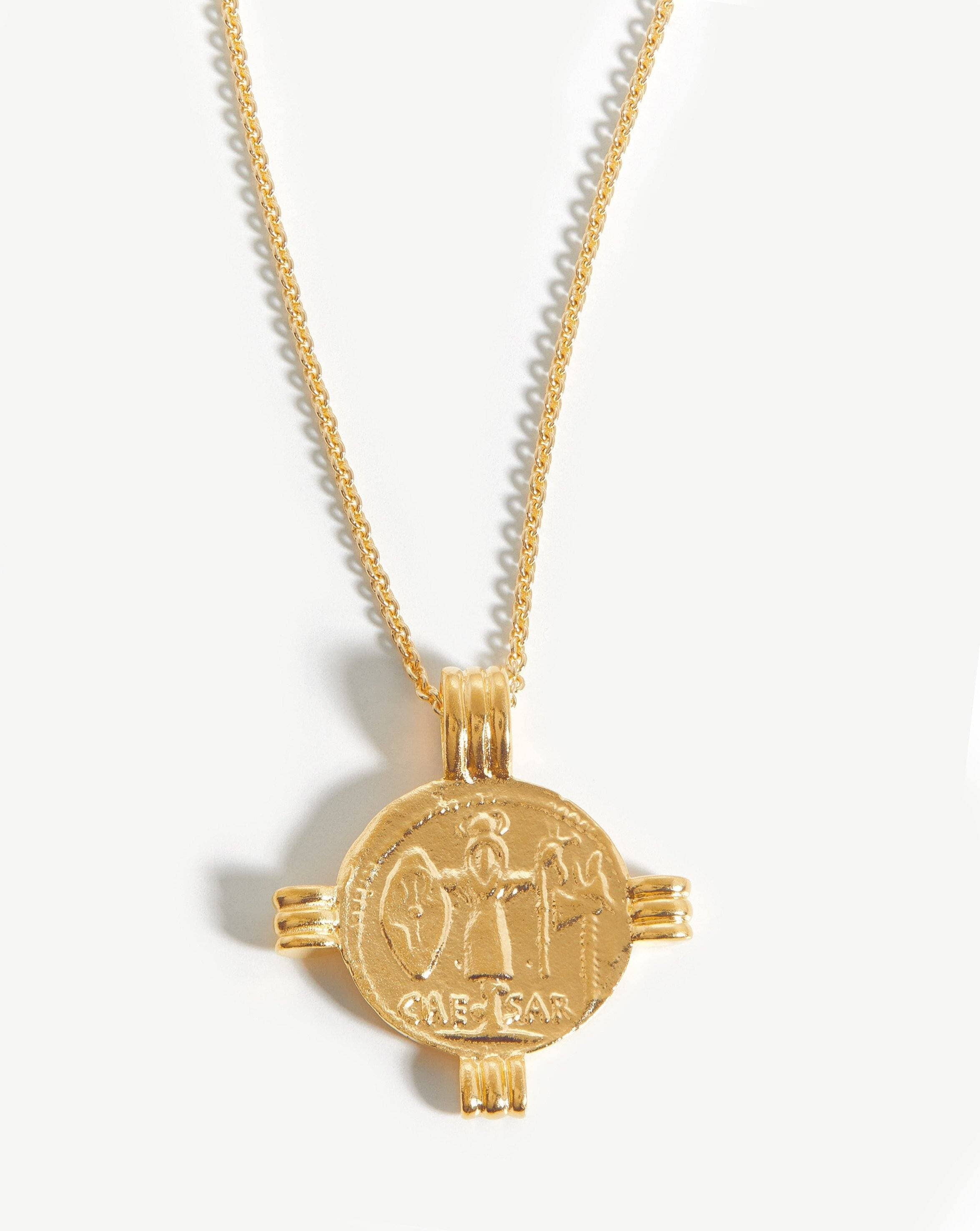 Lucy Williams Caesar Coin Necklace | 18ct Gold Plated | Missoma