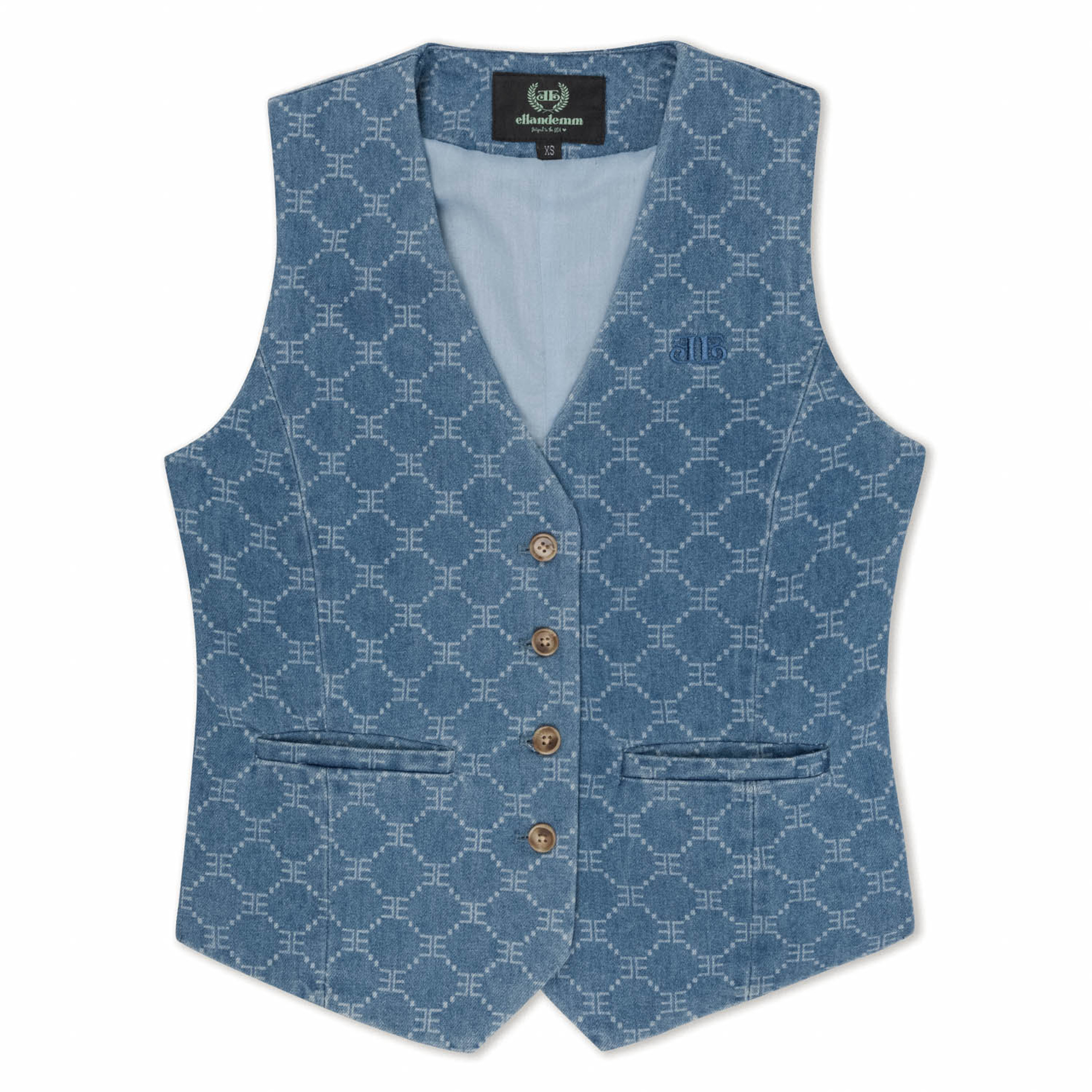 EE Denim Vest | EllandEmm