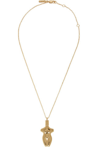 Gold Femininities Necklace | SSENSE 