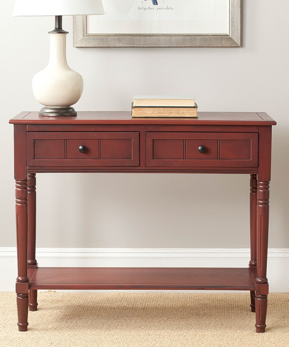 Safavieh Console and Sofa Tables RED - Red Jaime Console | Zulily