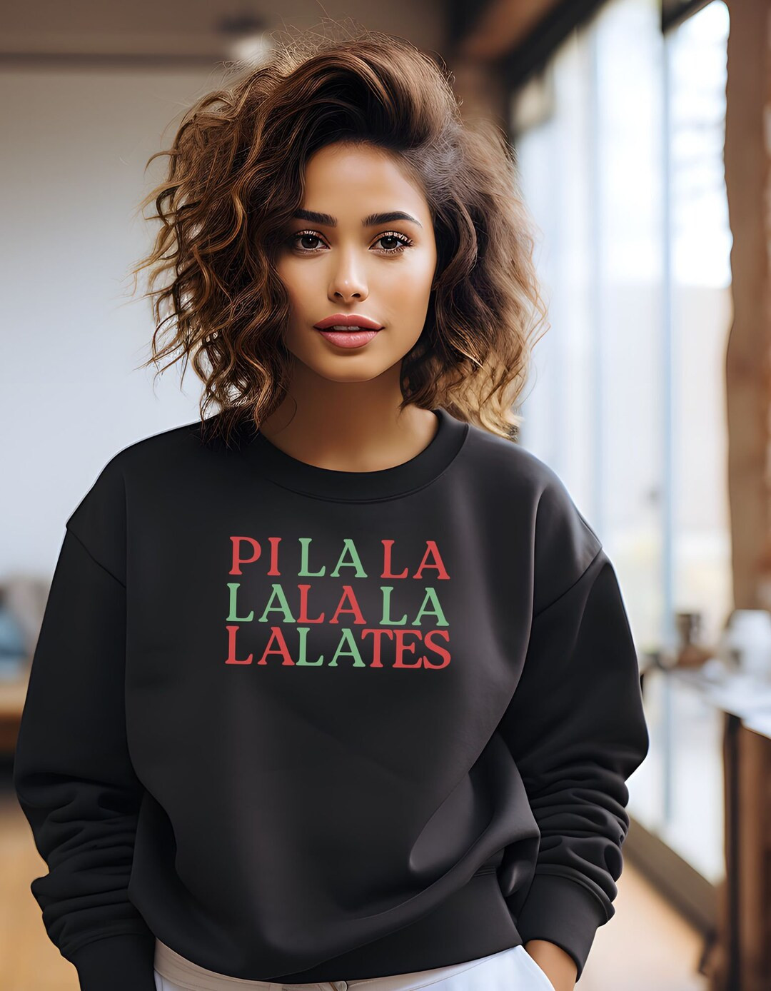 Pilates Christmas Sweatshirt Pilates Crewneck Trendy - Etsy | Etsy (US)