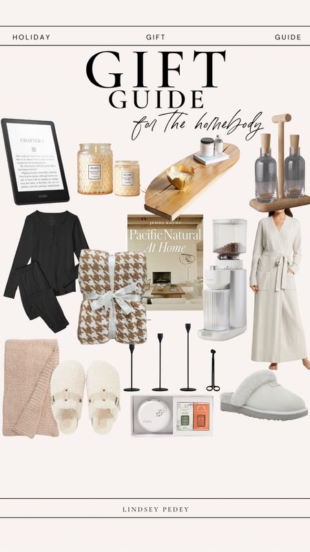 Gift guide for the homebody 

Gift guide for her , gift ideas , home gifts , hostess gifts , gifts for mom , pajamas , blanket , kindle , voluspa, candle stick holder , ugg slippers , sherpa , coffee table books , Lulu & Georgia , anthropologie , pura , barefoot dreams 

#LTKSeasonal #LTKunder50 #LTKGiftGuide
