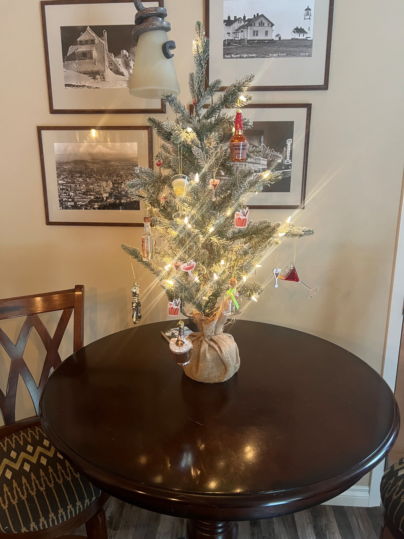 A faux Christmas tree… but make it cocktail chic 🍸✨
Dressed in cocktail-themed ornaments, it’s the perfect festive touch for your home bar or holiday hosting setup. Cheers to decorating season! 🎄🥂

#HolidayDecor #ChristmasTree #CocktailOrnaments #HomeBarStyle #FestiveVibes 

#LTKHoliday #LTKSeasonal #LTKHome