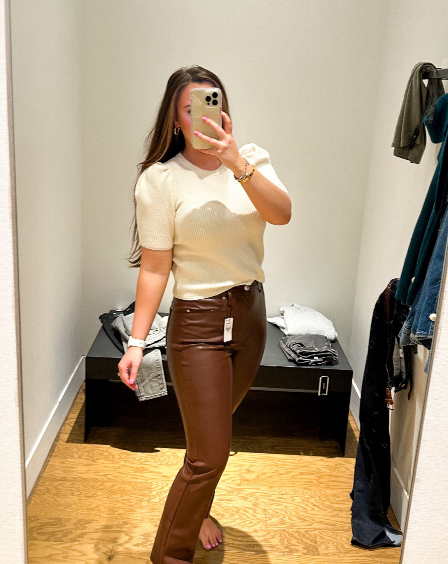 Express outfit, fall outfit, faux leather pants, sweater. 

#LTKsalealert #LTKstyletip #LTKSeasonal
