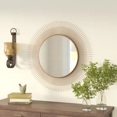 Zowie Sunburst Accent Mirror Wrought Studio™ | Wayfair North America