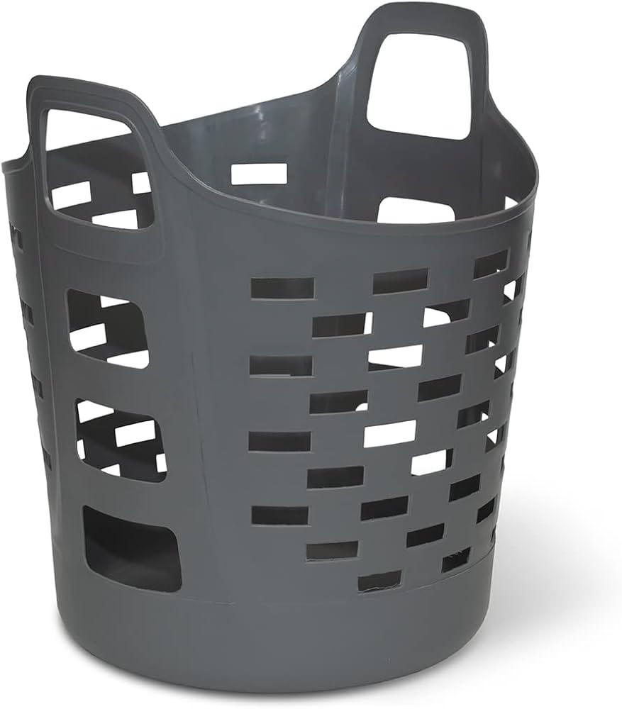 Clorox Flexible Laundry Basket - Plastic Hamper for Clothes, Bedroom, and Storage - Portable Roun... | Amazon (US)