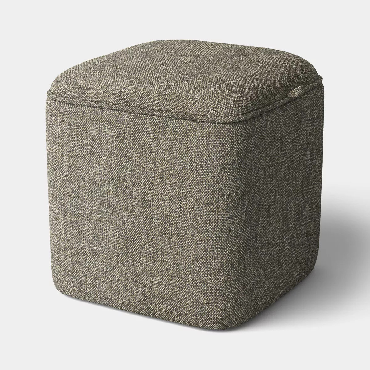 Upholstered Storage Cube with Rounded Corners Asphalt - Threshold™ | Target