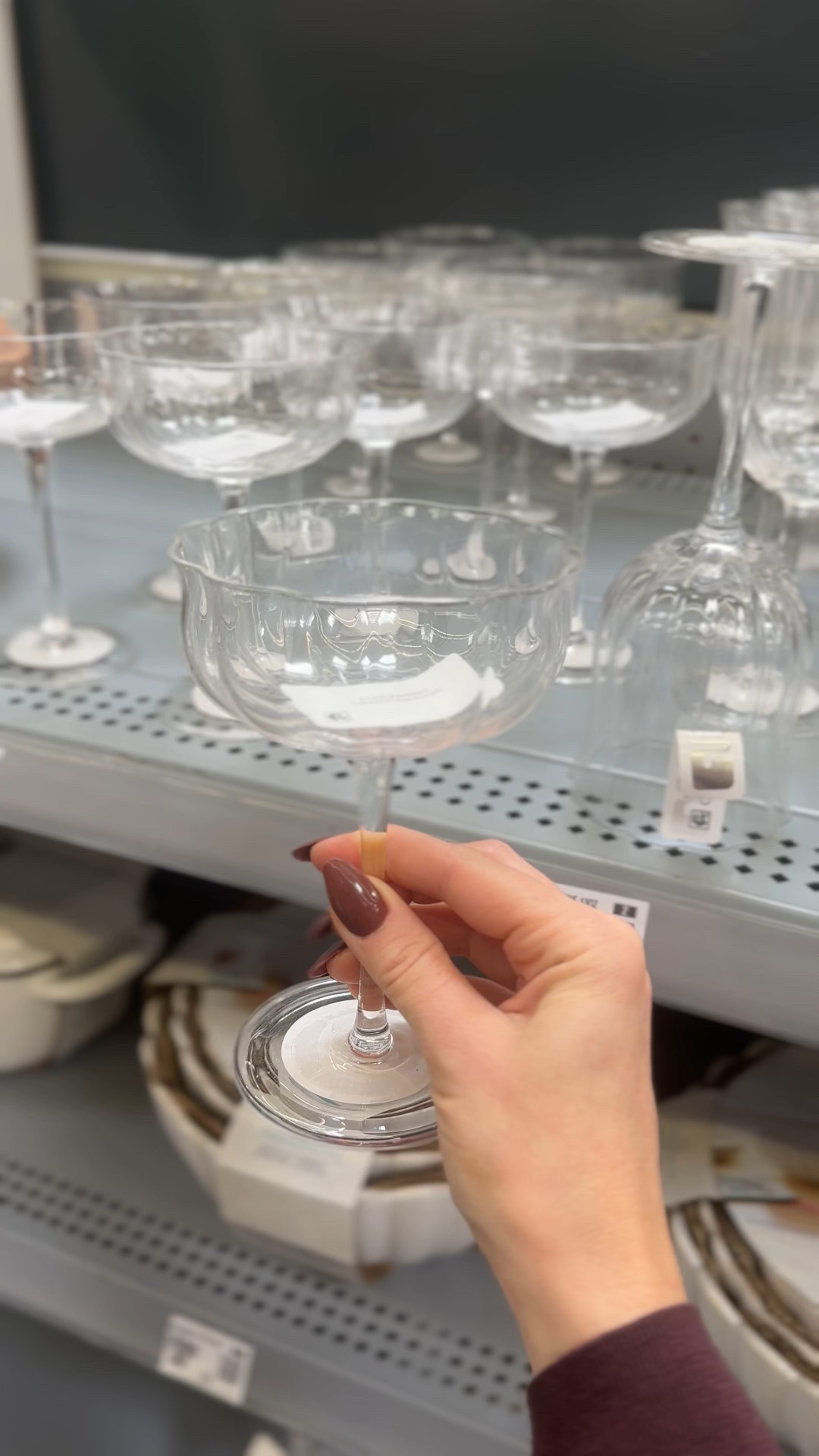 cute coupe glasses at Walmart 