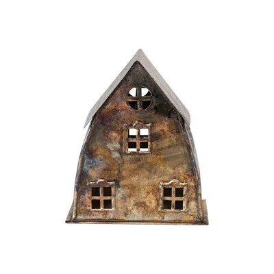 Tall Metal House Tealight Holder | Wayfair Professional