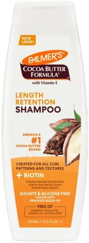 Palmer's, Cocoa Butter Formula Biotin Length Retention Shampoo, 13.5 Fl Oz | Amazon (US)