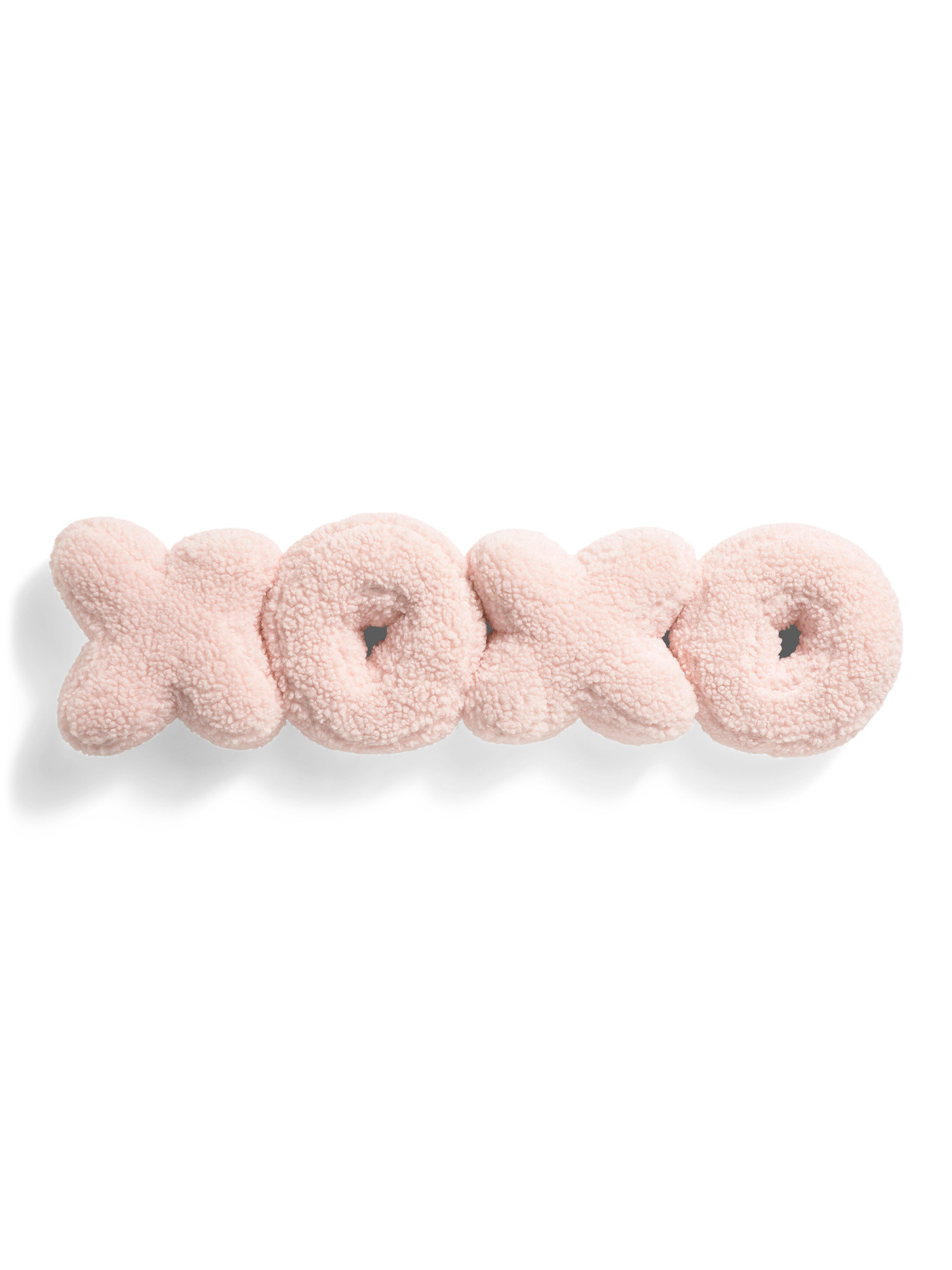 27in Xoxo Sherpa Plush Decoration | TJ Maxx