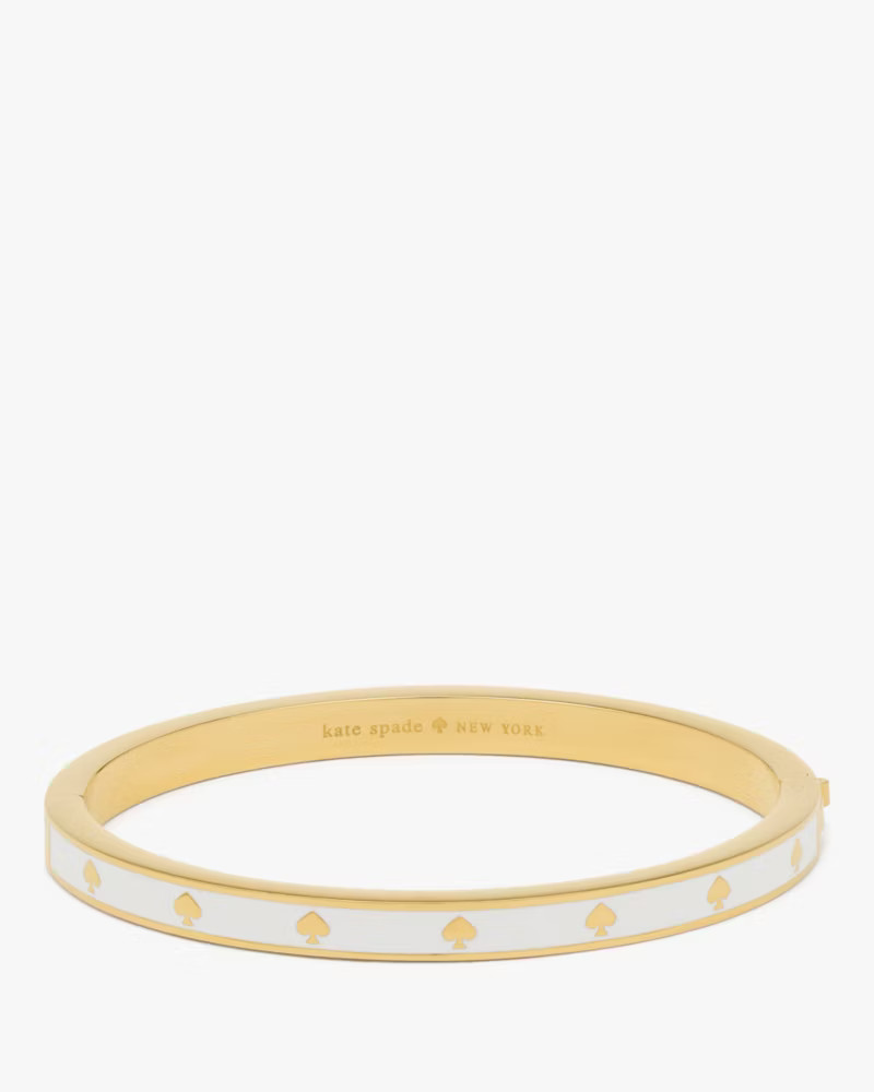 Spot The Spade Enamel Hinged Bangle | Kate Spade Outlet