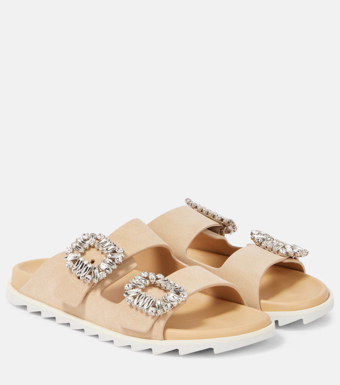Slidy Viv' suede slides | Mytheresa (UK)