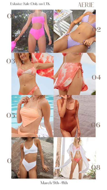 My #LTKsale favorites are now live! This is an exclusive sale for LTK followers only! Starts March 9th through the 11th. Today is the last day! 💕 #aerie #spring #summer #swimwear #swim #onepiece #bikini #bikiniset #summer2023 #neon #bikinis #aerie #aerieswim 

#LTKsalealert #LTKSale #LTKFind