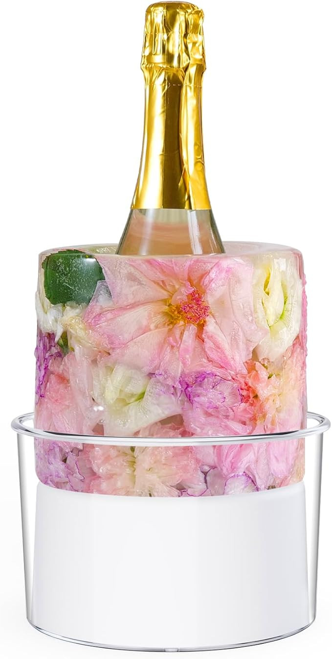 Ice Bucket Mold, DIY Acrylic Ice Mold Wine Bottle Chiller,DIY Ice Bucket Mold for Wine Champagne ... | Amazon (US)