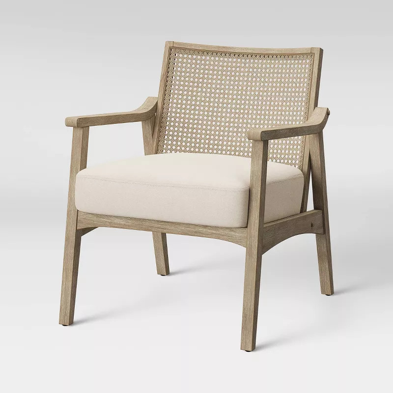 Chelmsford Cane Lounge Chair Natural - Threshold™ | Target