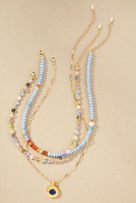 Shades of Sea Triple-Layer Necklace | Anthropologie (US)