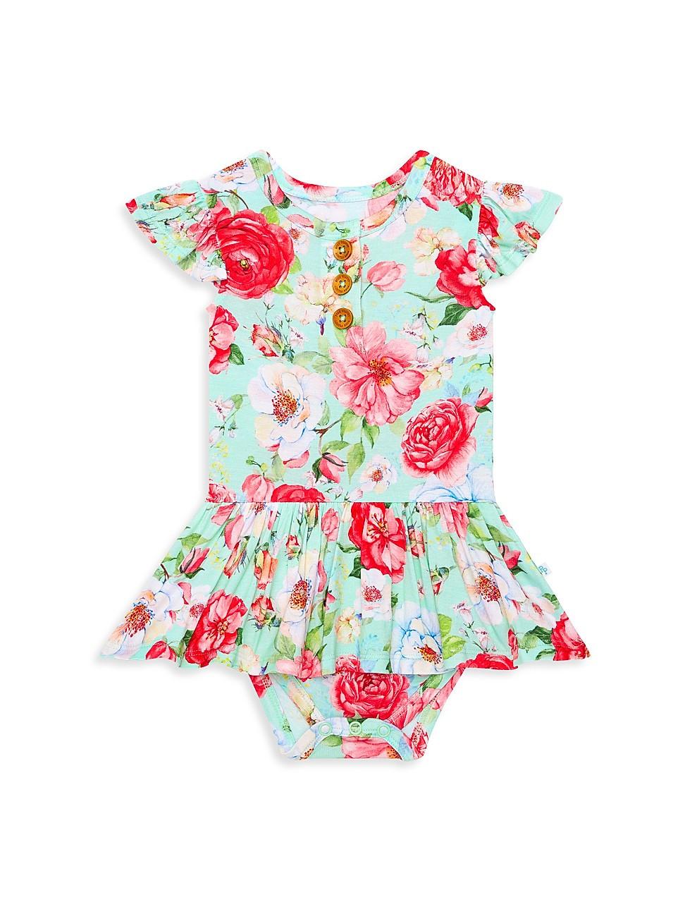 Baby's & Little Girl's Pippa Ruffle Henley Twirl Bodysuit | Saks Fifth Avenue