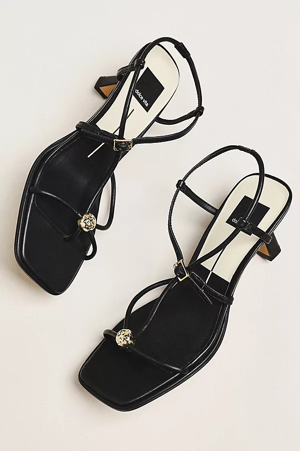 Mylee Strappy Kitten Heels | Anthropologie (US)
