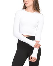 Ribbed Contour Long Sleeve Top | Marshalls