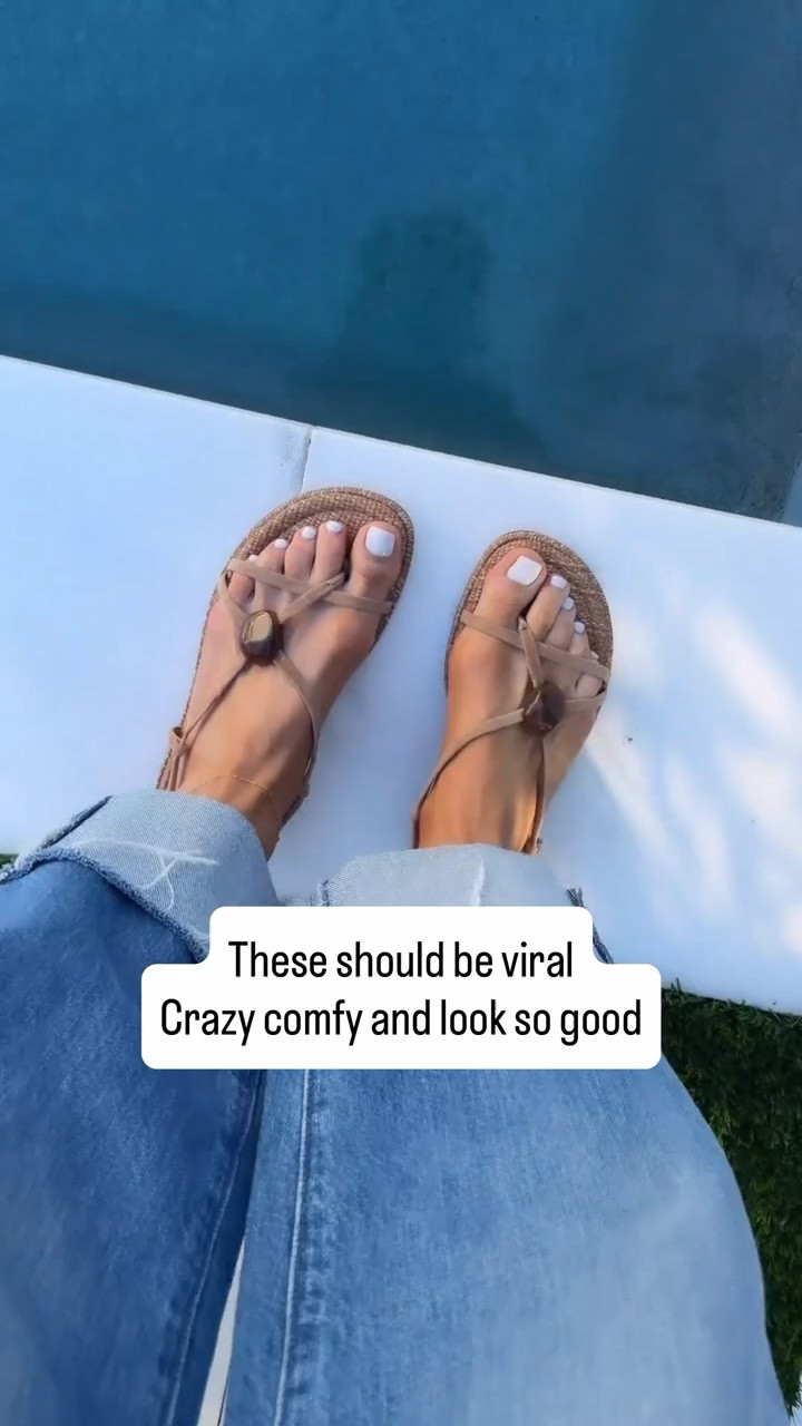These sandals instantly elevate any summer outfit and are surprisingly comfortable right out of the box. I’ve been reaching for them with everything from denim to dresses because they’re lightweight, easy to walk in, and look so much more expensive than they are.

Summer sandals, Comfortable sandals, Flat sandals, Vacation sandals, Designer inspired sandals, Everyday summer shoes, Resort wear, Beach vacation outfits, Casual sandals, Neutral sandals, annabrstyle

#LTKootd #LTKOver40 #LTKSeasonal