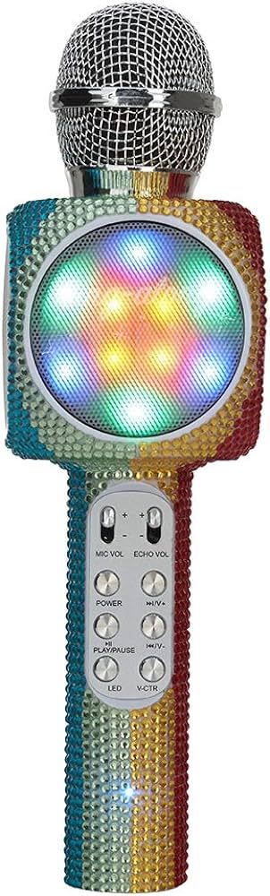 Wireless Express - Sing-Along Bling Bluetooth Karaoke Microphone and Bluetooth Stereo Speaker All... | Amazon (US)