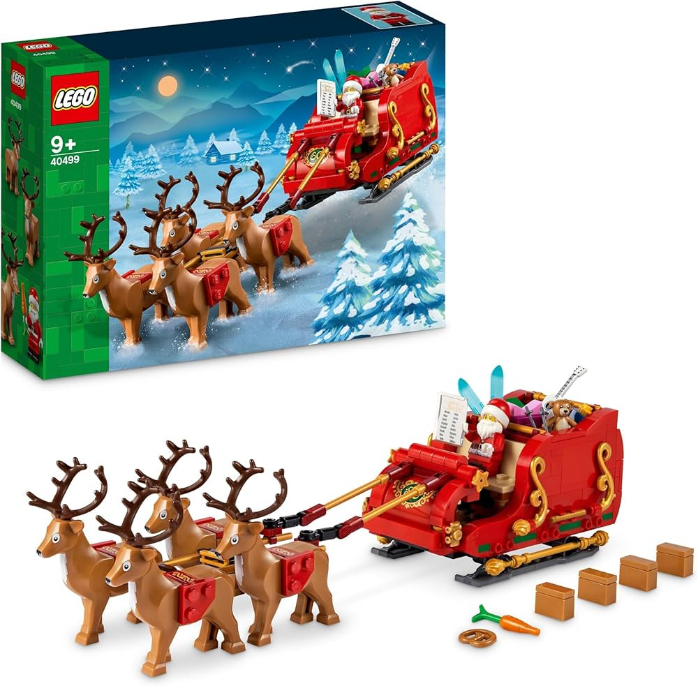 LEGO Santa's Sleigh - Building Toys for Kids, Boys & Girls, Ages 9+ - Indoor Christmas Decoration... | Amazon (US)