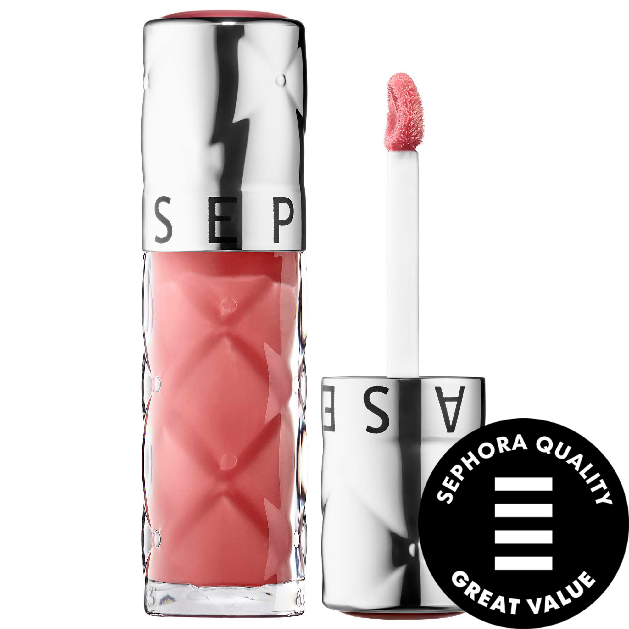 SEPHORA COLLECTION Outrageous Plump Hydrating Lip Gloss 07 Pink Pout 0.2 oz / 6 mL | Sephora (US)