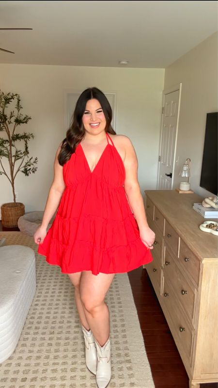 Sharing some red, white, + blue fashion finds from @targetstyle ❤️🤍💙 in case you need a last minute outfit for Memorial Day or even 4th of July! But everything is available in other color options if your not looking for something so festive 😅 and pretty much everything is on sale right now! 

Sizes: 
Red dress - xl 
*boots are older from Dolce Vita, linked a similar pair 

Target fashion, Target, Target style, Target fashion finds, Memorial Day outfit, Memorial Day, 4th of July, 4th of July outfit, midsize 


#LTKStyleTip #LTKFindsUnder50 #LTKMidsize