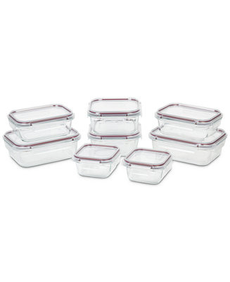 Sedona 16-Piece Glass Food Storage Container Set - Macy's | Macy's