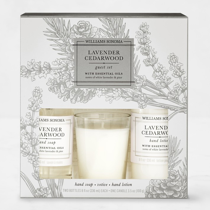 Williams Sonoma Lavender Cedarwood Guest Set | Williams-Sonoma