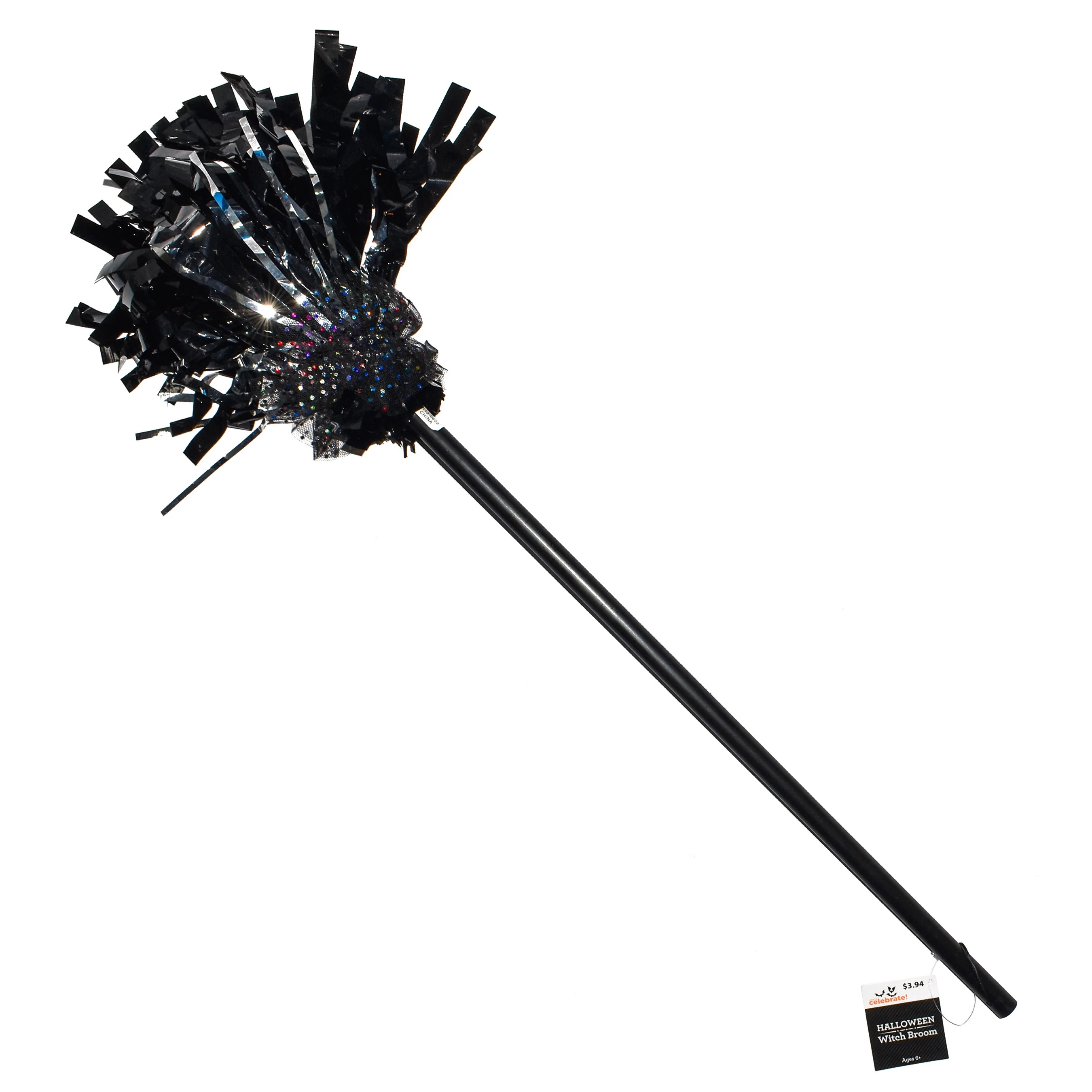 Halloween Unisex Kid's Mylar Witch Broom, Way to Celebrate | Walmart (US)