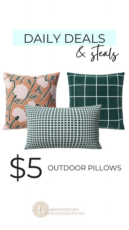 $5 outdoor pillows! Just got these for the porch!!! 🤯🤩

#LTKHome #LTKSummerSales #LTKSaleAlert