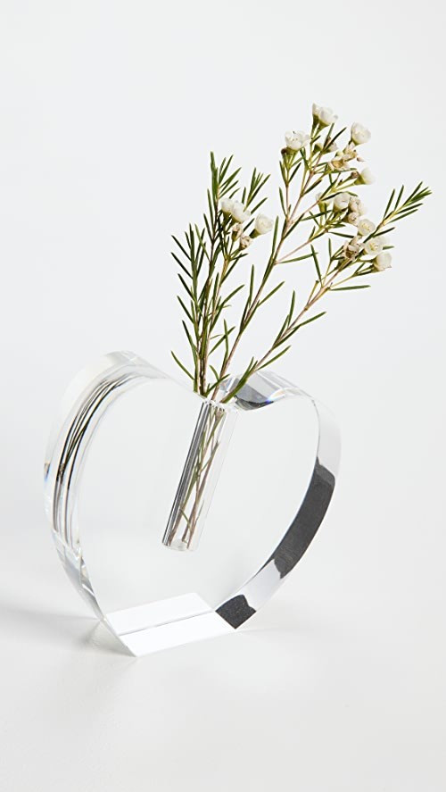 Tizo Design Crystal Glass Heart Shape Vase Small | SHOPBOP | Shopbop