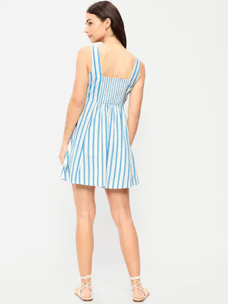 Fit & Flare Cami Mini Dress | Old Navy (CA)