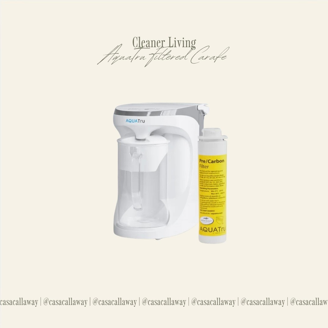 Cleaner Living: AquaTru Filtered Carafe 💦

#LTKHome #LTKselfcare #LTKSaleAlert