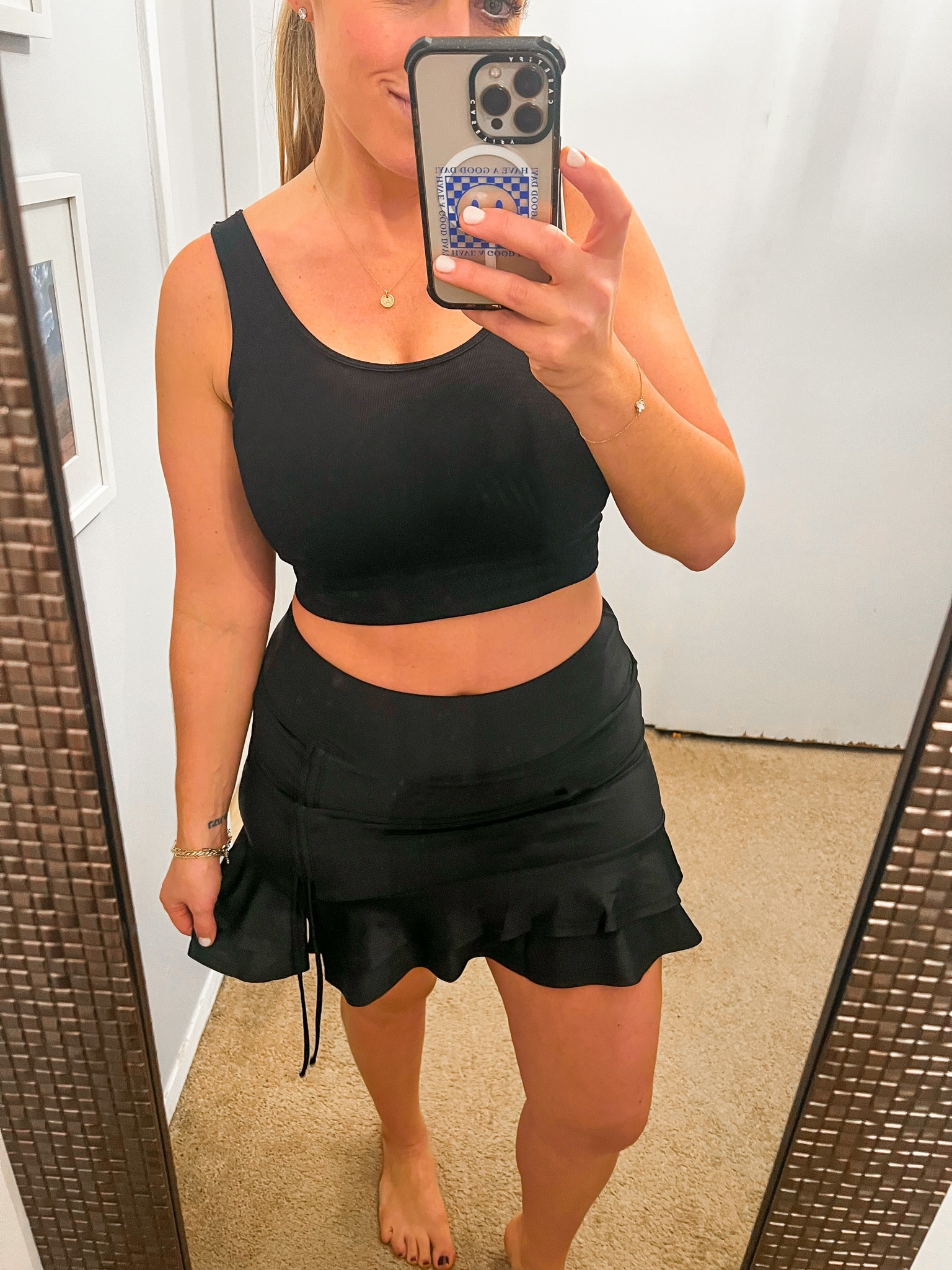 Swimsuit. Swim skirt 

#LTKSeasonal #LTKswim #LTKunder50