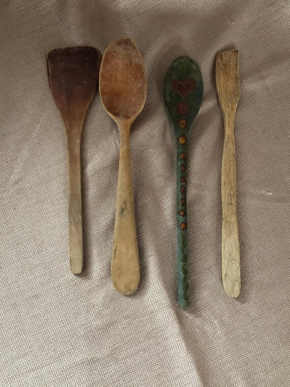 Vintage Wooden Spoons | Etsy | Etsy (US)