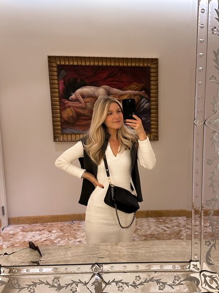 Highly recommend adding a cream sweater dress to your dress wardrobe for countless outfit options. 

Winter outfits, fall outfits, travel outfit 

#LTKtravel #LTKunder100 #LTKstyletip