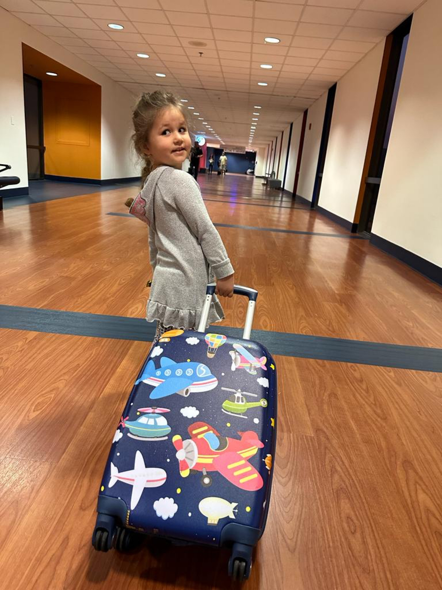 She loves rolling her suitcase! And it fits everything she needs for a weekend trip plus perfect for overhead bin! 

#LTKtravel #LTKkids #LTKGiftGuide