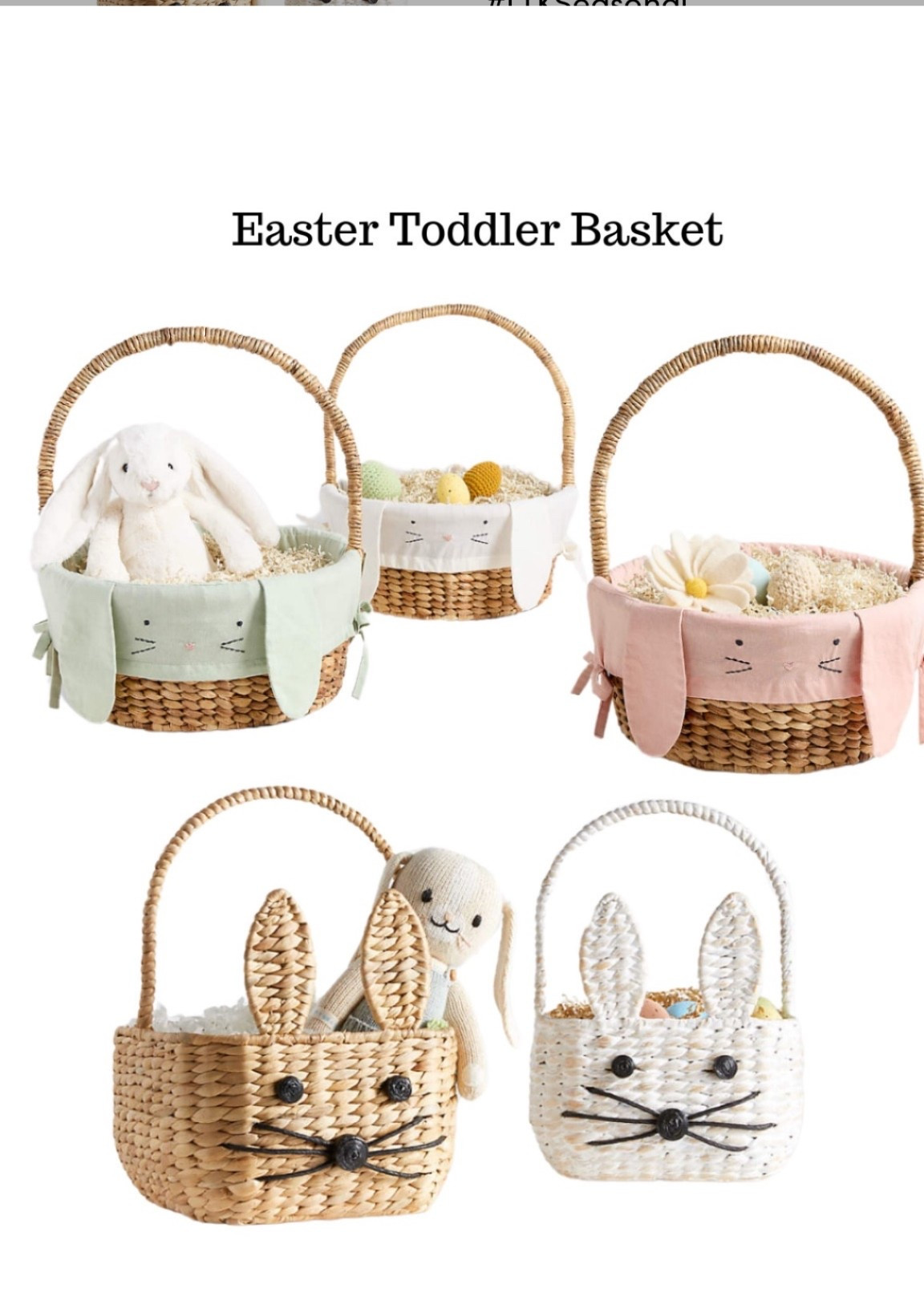 Toddler Easter basket. Kids Easter basket. Cute Easter basket. Bunny Easter basket. Customized Easter basket. 

#LTKKids #LTKFindsUnder50 #LTKSeasonal