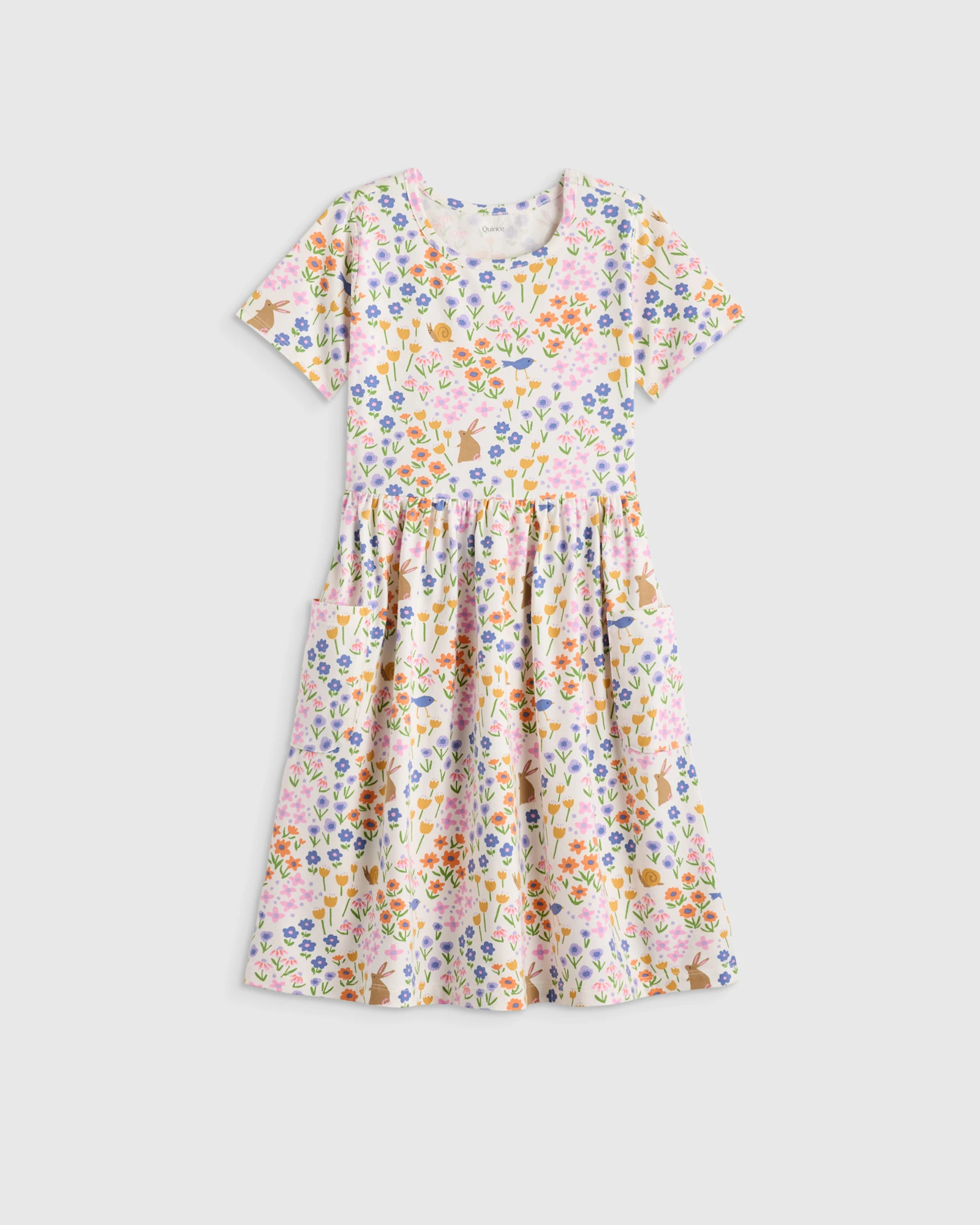 Organic Cotton Fit and Flare Pocket Dress | Quince