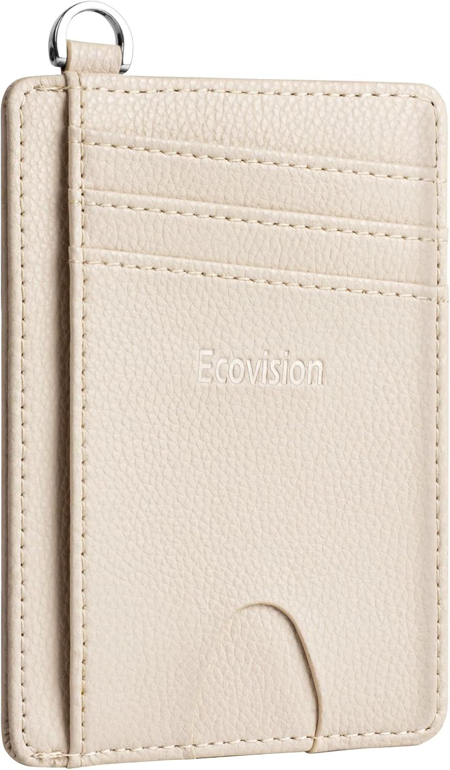 EcoVision Slim Minimalist Front Pocket Wallet, RFID Blocking Credit Card Holder Wallet with Detac... | Amazon (US)