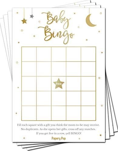 Baby Shower Games for Boys or Girls - Bingo Game Cards (Pack of 50) - Gender Reveal Party Supplies G | Amazon (US)