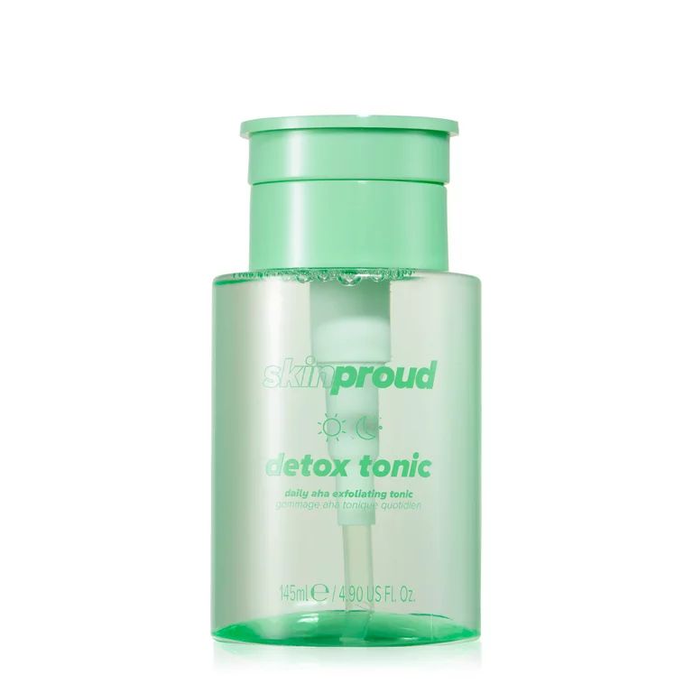 Skin Proud Detox Tonic, Daily Exfoliating Tonic with 5% lactic acid, & glycolic acid, 4.90 fl oz | Walmart (US)